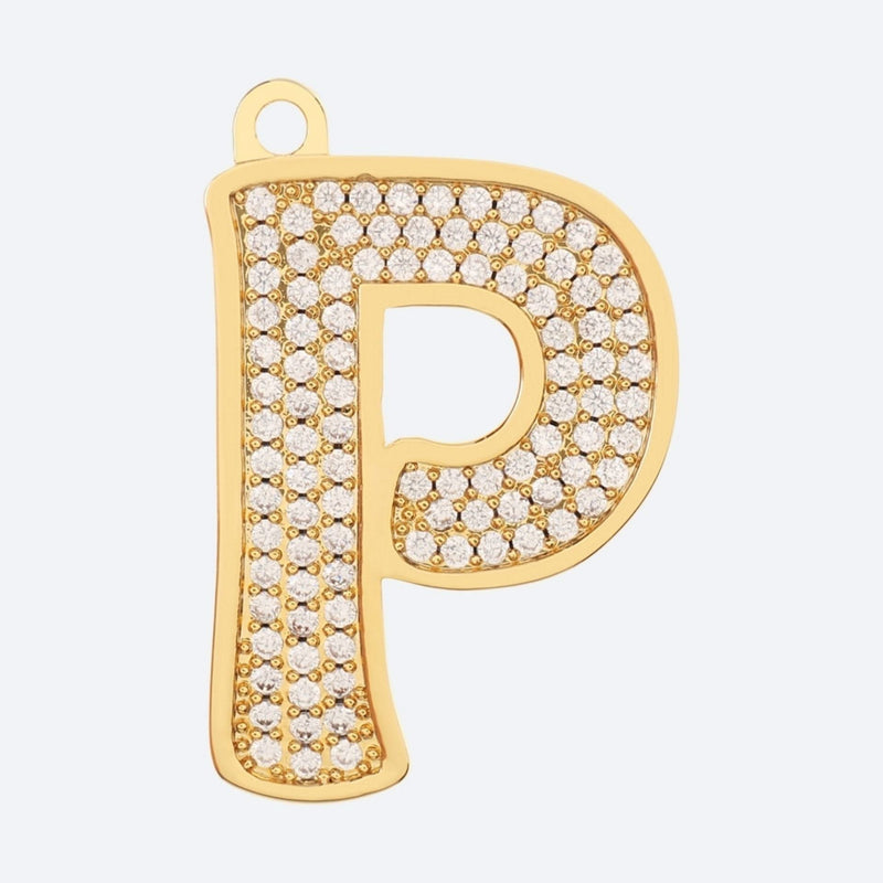 Etiqueta de identificación de joyería con letra inicial (A-Z)