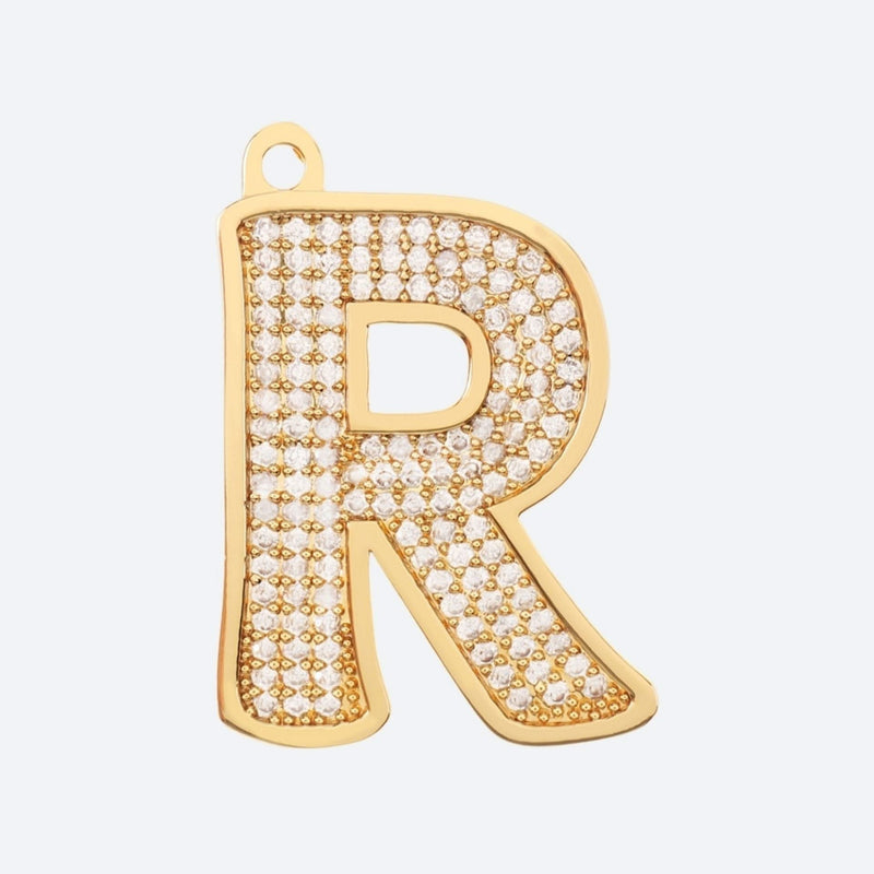 Etiqueta de identificación de joyería con letra inicial (A-Z)