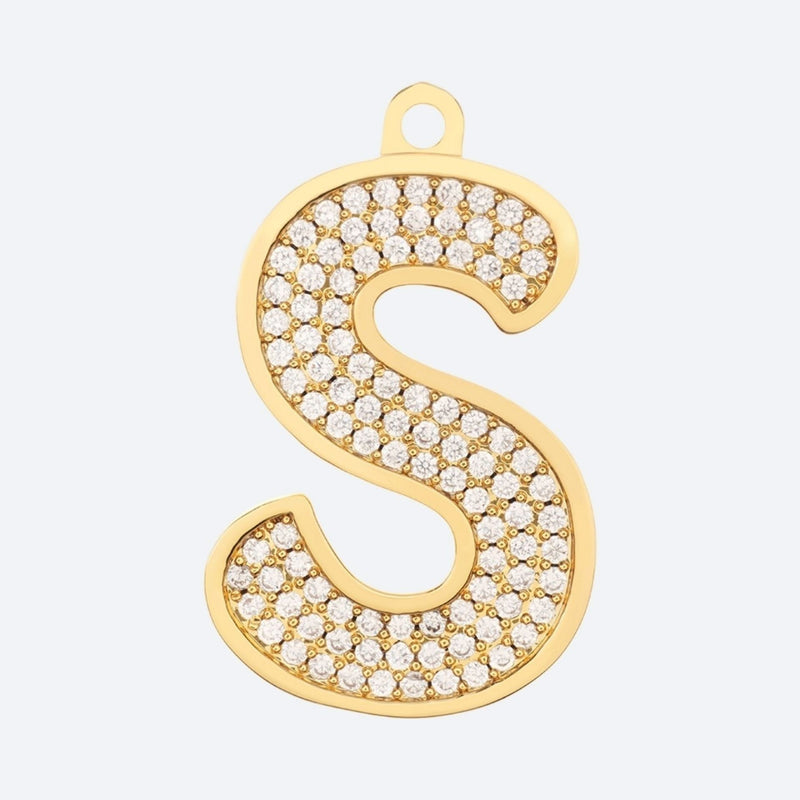 Etiqueta de identificación de joyería con letra inicial (A-Z)